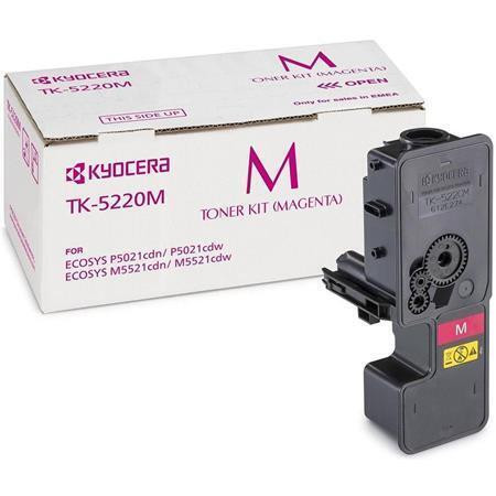 TK5220M Toner pro P5021cdn, P5021cdw, M5521cdn, M5521cdw tiskárny KYOCERA magenta, 1,2tis. stran