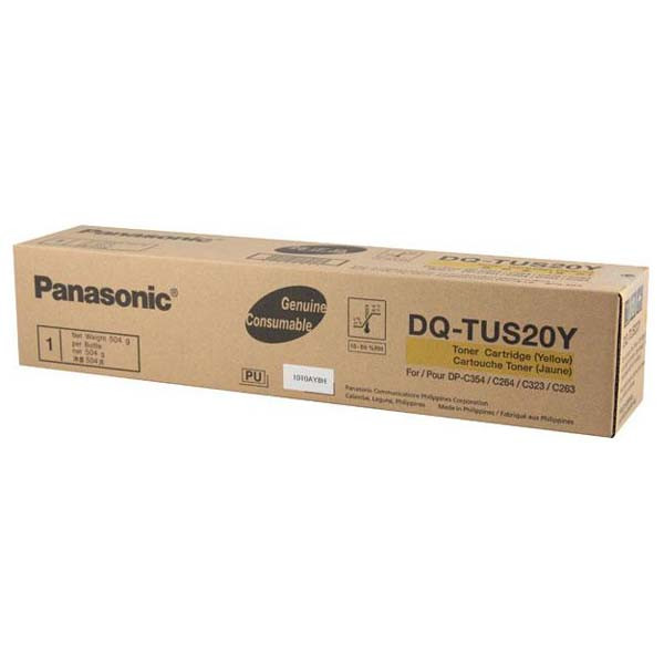 Panasonic originální toner DQ-TUS20Y, yellow, 20000str.