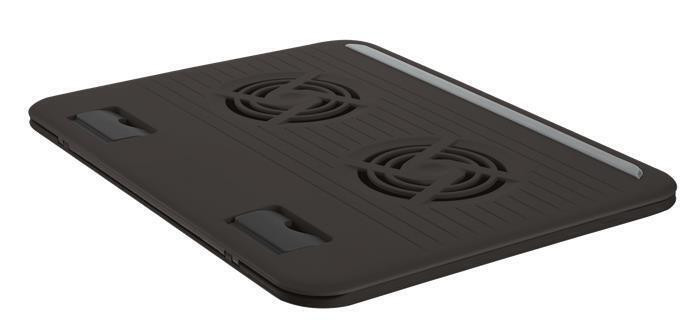 Chladící podložka pod notebook "Cyclone", černá, USB, TRUST