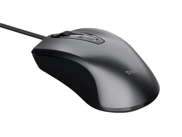 Myš "Carve", černá, drátová, optická, USB, TRUST 23733