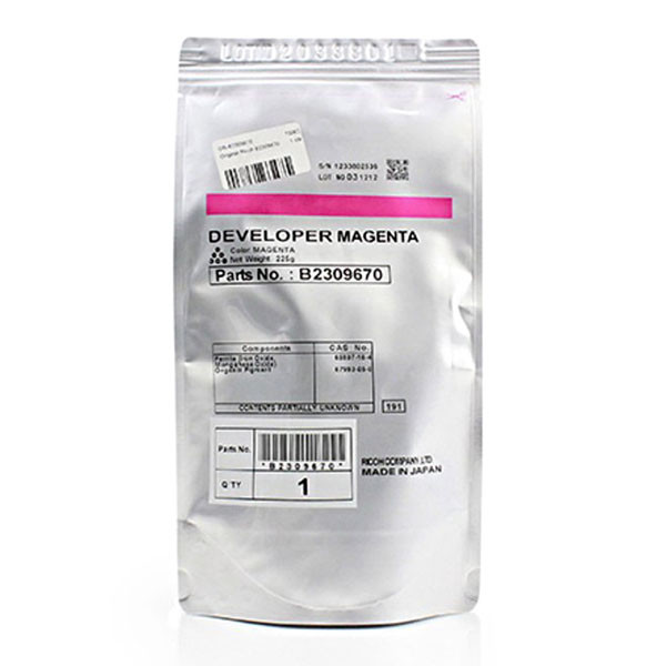 Ricoh originální developer B2309670, magenta, 160000str.
