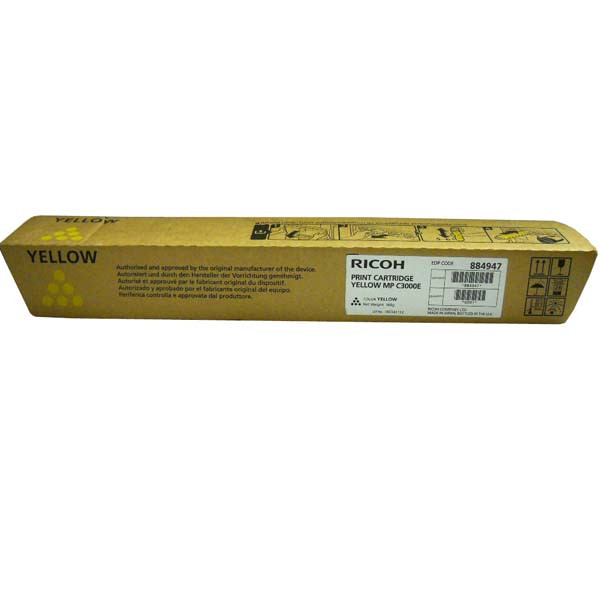 Ricoh originální toner 888641, 884947, 842031, yellow, 15000str.