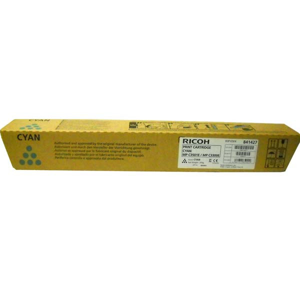 Ricoh originální toner 841427, 841127, 842046, cyan, 16000str.