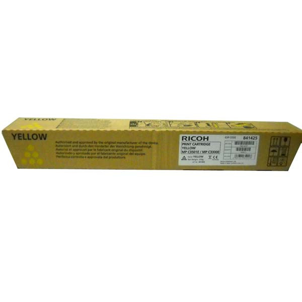 Ricoh originální toner 841425, 842044, yellow, 16000str.