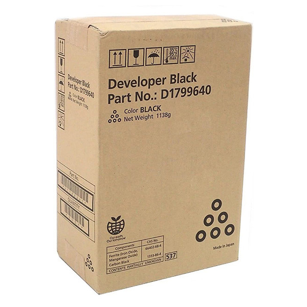 Ricoh originální developer D1799640, D1809640, black, 860000str.