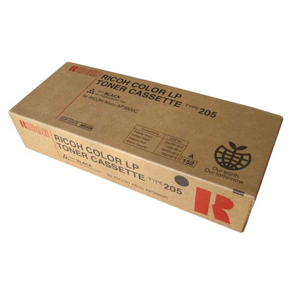 Ricoh originální toner 885406, Typ 205, black, 20000str., 550g