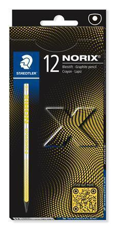Grafitová tužka "Norix 181", žlutá, 12 ks, HB, sada, STAEDTLER 181 HB-1