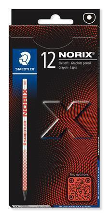 Grafitová tužka "Norix 181", červená, 12 ks, HB, sada, STAEDTLER 181 HB-24