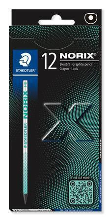 Grafitová tužka "Norix 181", zelená, 12 ks, HB, sada, STAEDTLER 181 HB-54