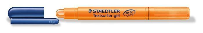 Zvýrazňovač "Textsurfer Gel", oranžová, gelový, 3 mm, STAEDTLER
