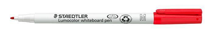 Popisovač na bílou tabuli "Lumocolor 301", červená, kuželový hrot, M, 1mm, STAEDTLER