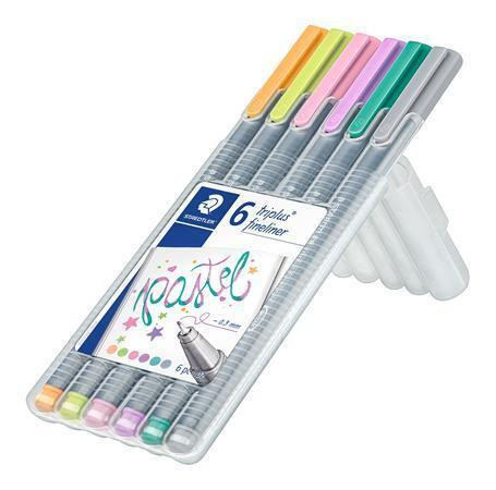 Linery "Triplus 334 Pastel", sada 6 barev - pastelové, 0,3mm, STAEDTLER
