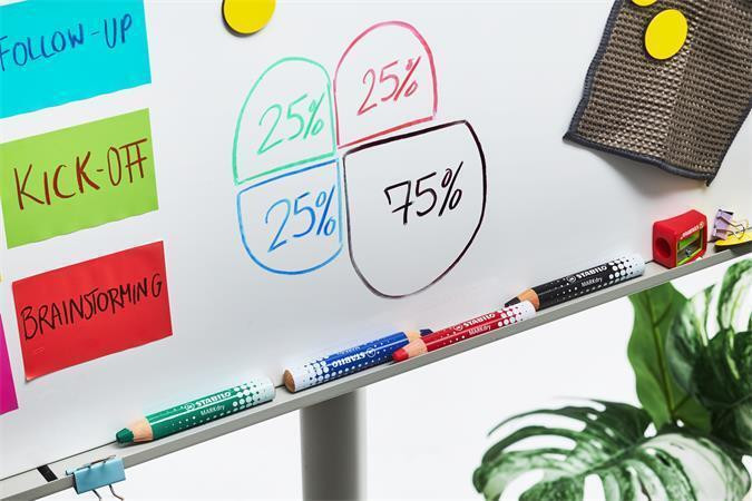 Popisovač na bílou tabuli a flipchart "MARKdry", zelená, STABILO 648/43