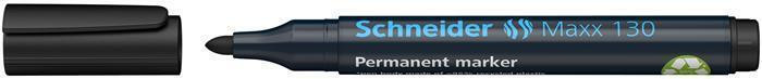 Permanentní popisovač "Maxx 130", černá, 1-3mm, kuželový hrot, SCHNEIDER