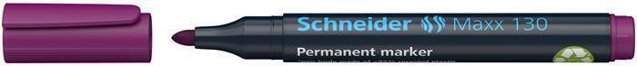 Permanentní popisovač "Maxx 130", fialová, 1-3mm, kuželový hrot, SCHNEIDER