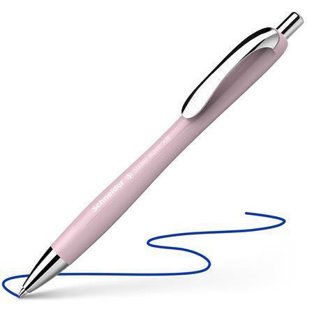 Kuličkové pero "Slider Rave XB", perleťově růžová, 0,7 mm, stiskací mechanismus, SCHNEIDER 132519
