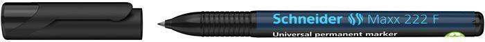 Permanentní popisovač "Maxx 222 F", černá, 0,7mm, OHP, SCHNEIDER