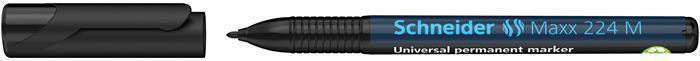 Permanentní popisovač "Maxx 224 M", černá, 1mm, OHP, SCHNEIDER