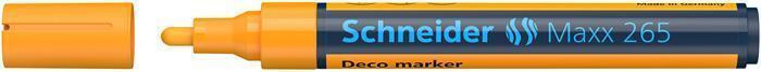 Křídový popisovač "Maxx 265", oranžová, 2-3mm, tekutý, SCHNEIDER