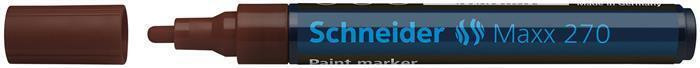 Permanentní lakový popisovač "Maxx 270", hnědá, 1-3mm, SCHNEIDER