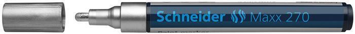 Permanentní lakový popisovač "Maxx 270", stříbrná, 1-3mm, SCHNEIDER