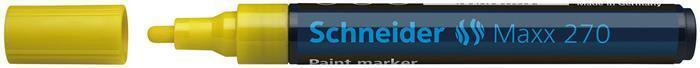 Permanentní lakový popisovač "Maxx 270", žlutá, 1-3mm, SCHNEIDER