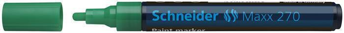 Permanentní lakový popisovač "Maxx 270", zelená, 1-3mm, SCHNEIDER