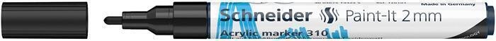 120101 Akrylový popisovač "Paint-It 310", černá, 2 mm, SCHNEIDER