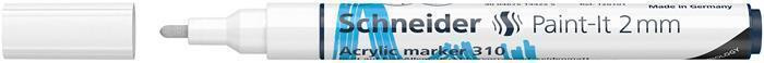 120149 Akrylový popisovač "Paint-It 310", bílá, 2 mm, SCHNEIDER
