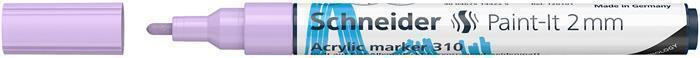 120128 Akrylový popisovač "Paint-It 310", pastelová fialová, 2 mm, SCHNEIDER