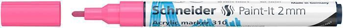120109 Akrylový popisovač "Paint-It 310", růžová, 2 mm, SCHNEIDER