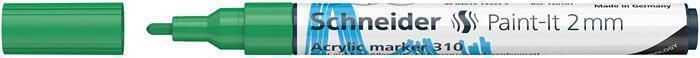 120104 Akrylový popisovač "Paint-It 310", zelená, 2 mm, SCHNEIDER