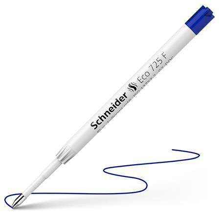 Náplň do kuličkového pera " Eco 725 F", modrá, pro Reco, SCHNEIDER