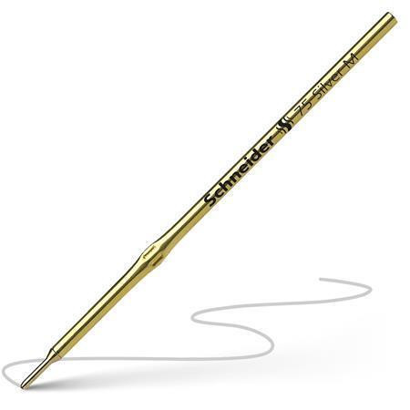 Náplň do kuličkového pera "75 Silver", stříbrná, 0,5mm, SCHNEIDER