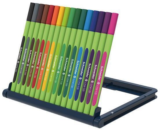 Finelinery "Line-Up", sada 16 ks různých barev, 0,4 mm, SCHNEIDER