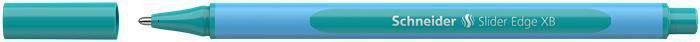 Kuličkové pero "Slider Edge XB Pastel", zelená oceán, 0,7 mm, s uzávěrem, SCHNEIDER