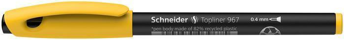 Liner  "Topliner 967", žlutá, 0,4mm, SCHNEIDER