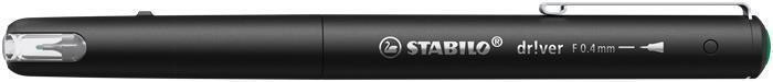 Fineliner "dr!ver", zelená, 0,4 mm, STABILO 1088/36