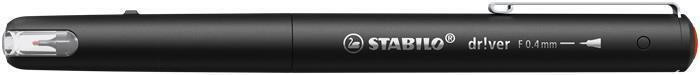 Fineliner "dr!ver", červená, 0,4 mm, STABILO 1088/40
