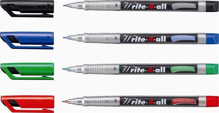Permanentní popisovač "Write-4-all", černá, S, STABILO
