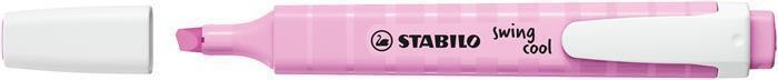 Zvýrazňovač "Swing Cool Pastel", malinová, 1-4 mm, STABILO 275/158-8