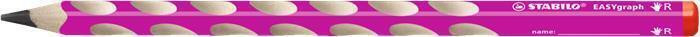 Grafitová tužka "EASYgraph", růžová, HB, pro praváky, STABILO