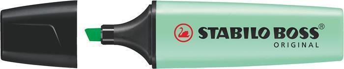 Zvýrazňovač "BOSS original Pastel", 2-5 mm, pastelová mentolová, STABILO