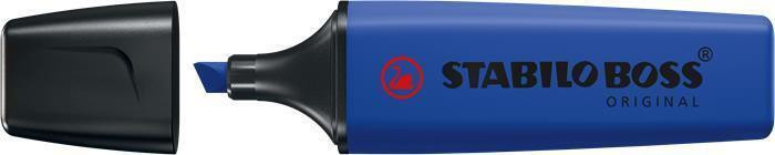 Zvýrazňovač "BOSS original NatureCOLORS Wildflowers", ultramarine modrá, 2-5 mm, STABILO 70/132