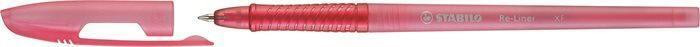 Kuličkové pero "Re-Liner", červená, 0,35 mm, s uzávěrem, STABILO