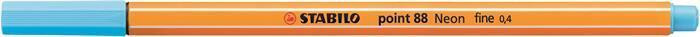 Liner "Point 88", fluorescentní modrá, 0,4 mm, STABILO