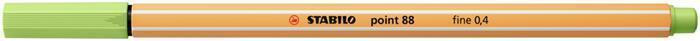 Liner "Point 88", pistáciová, 0,4mm, STABILO 88/34