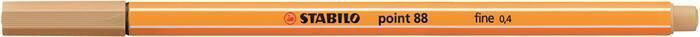 Liner "Point 88", světle okrová, 0,4 mm, STABILO