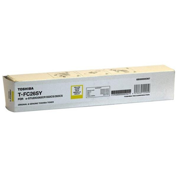 Toshiba originální toner TFC26SY6K, 6B000000569, 6B000001096, yellow, 6000str., high capacity