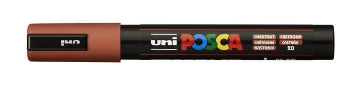 Akrylový popisovač "Posca PC-5M", kaštanově hnědá, 1,8-2,5 mm, UNI 305201000